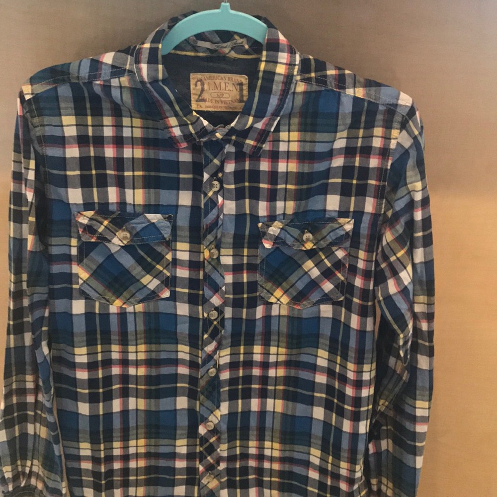 Men’s long sleeved button down 21Men Small